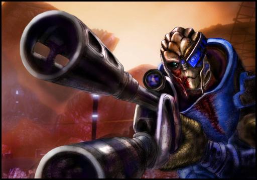 Mass Effect 3 - Пылающий меч Архангела. Для конкурса "Как я полюбил крогана"